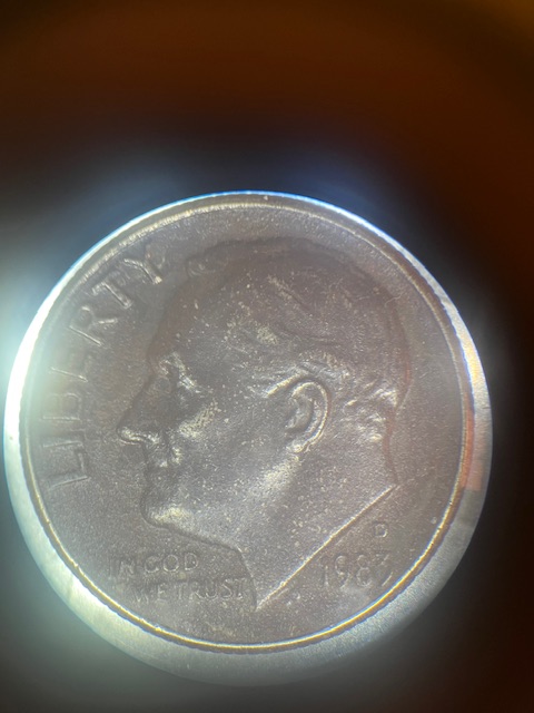 Roosevelt-Dimes-1983-D--Missing-Clad-Layer-?